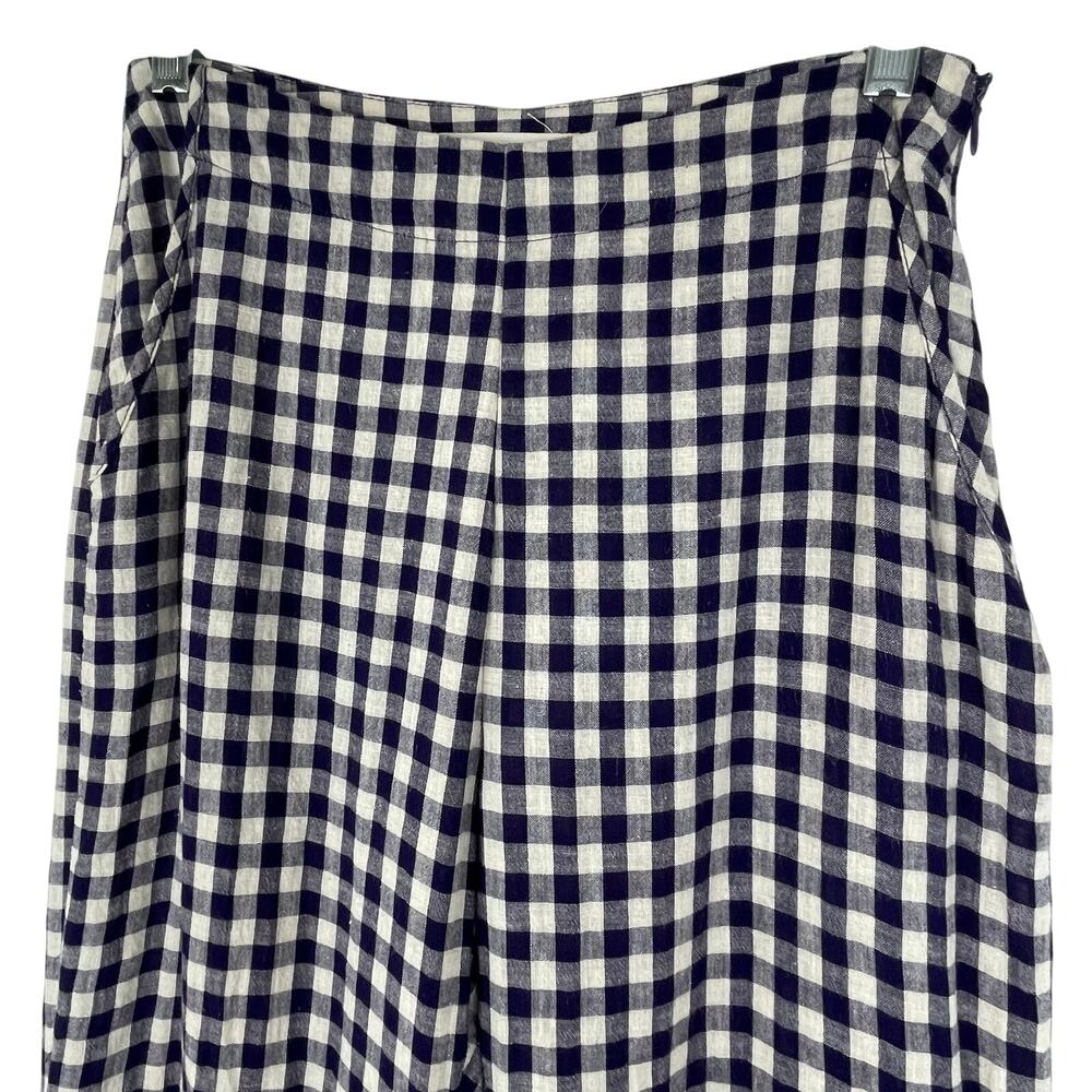 Capulet Plaid Pants Purple/White Size S - Picture 2 of 6
